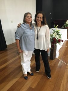 JaneHaddad com a secretaria de educação de Mandaguaçu Silvana